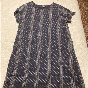 Old Navy Blue Bodycon Tshirt Dress